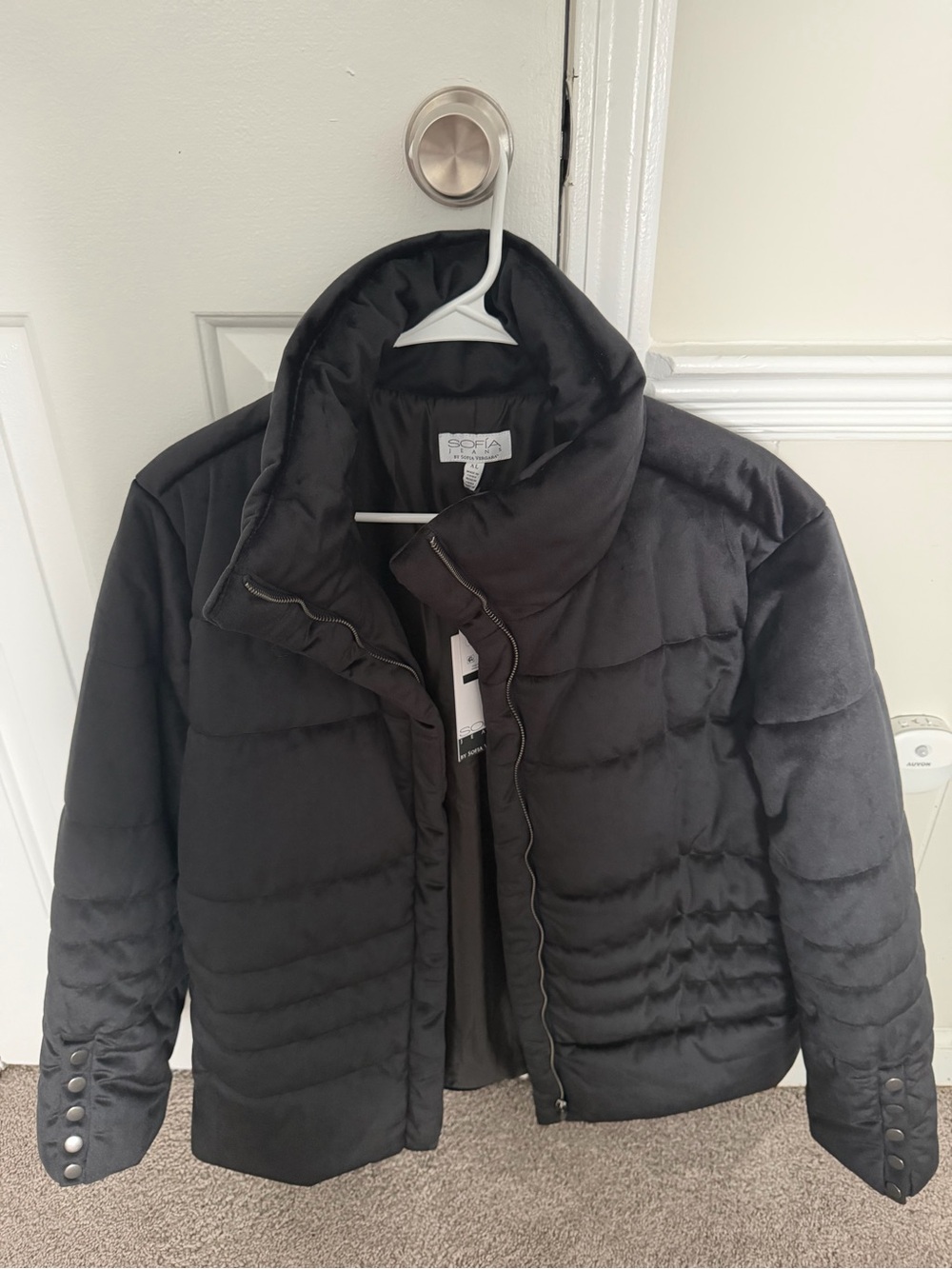 sofia by sofia vergara Black Velvet Jacket